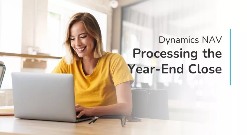 Processing the year end close Dynamics NAV