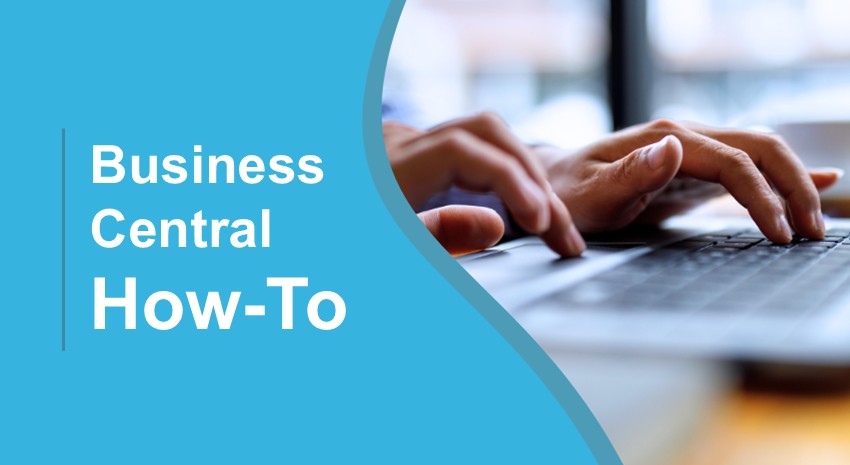Business Central How-To blog