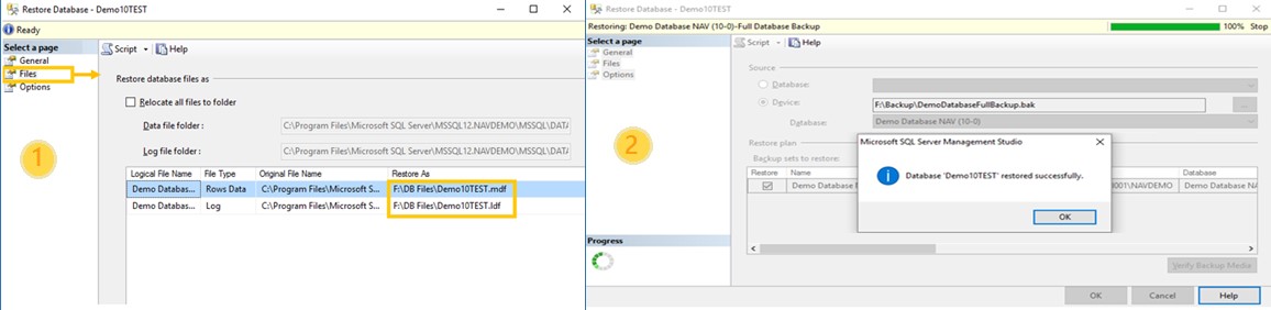 Figure 6 - Rename File Window for Database