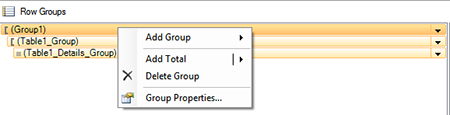 Select Group Properties from the newly added group