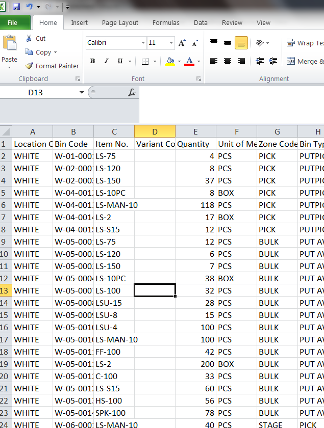 Copy and Paste the data into Microsoft Excel