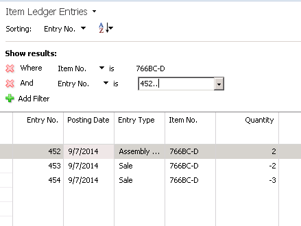 Item Ledger Entry