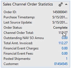 Figure 3 - Sales Channel Order Statistics