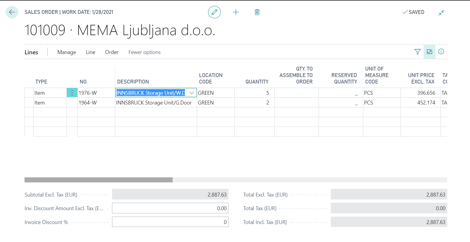 Figure 6 – Focus Mode Views in Microsoft Dynamics 365 Business Central