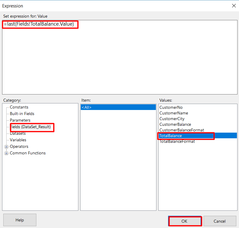 Figure 18 – The condition for getting the Total Balance in Microsoft Dynamics Business Central on premises or NAV