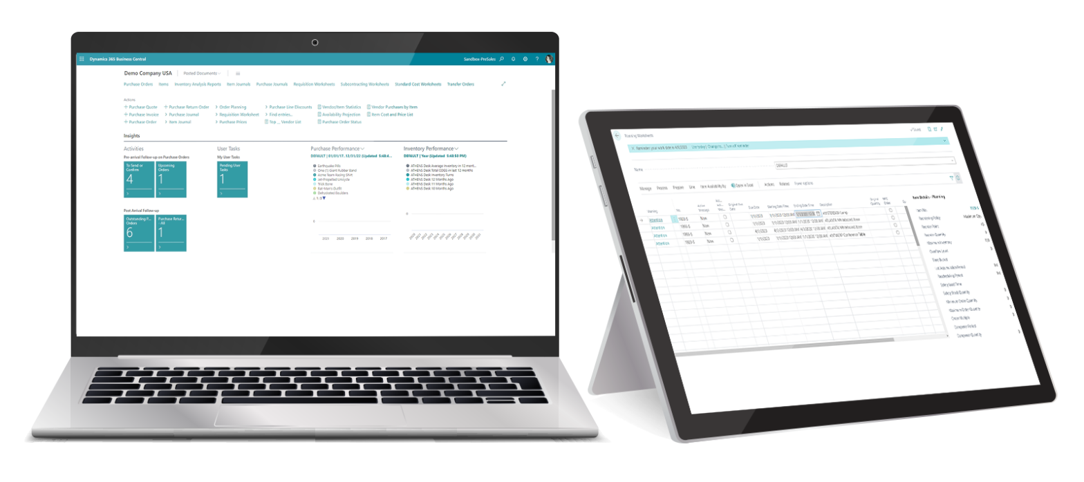 Dynamics 365 Business Central Supply Chain Management