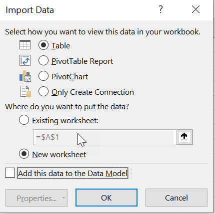 Business Central OData Feeds Import Data