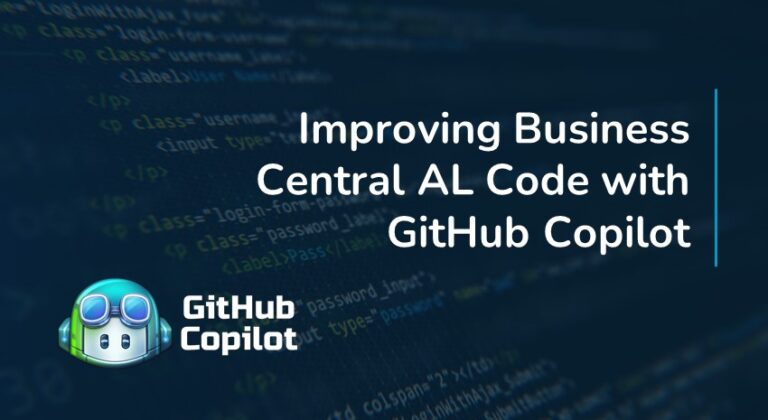 Improving Business Central AL Code with GitHub Copilot