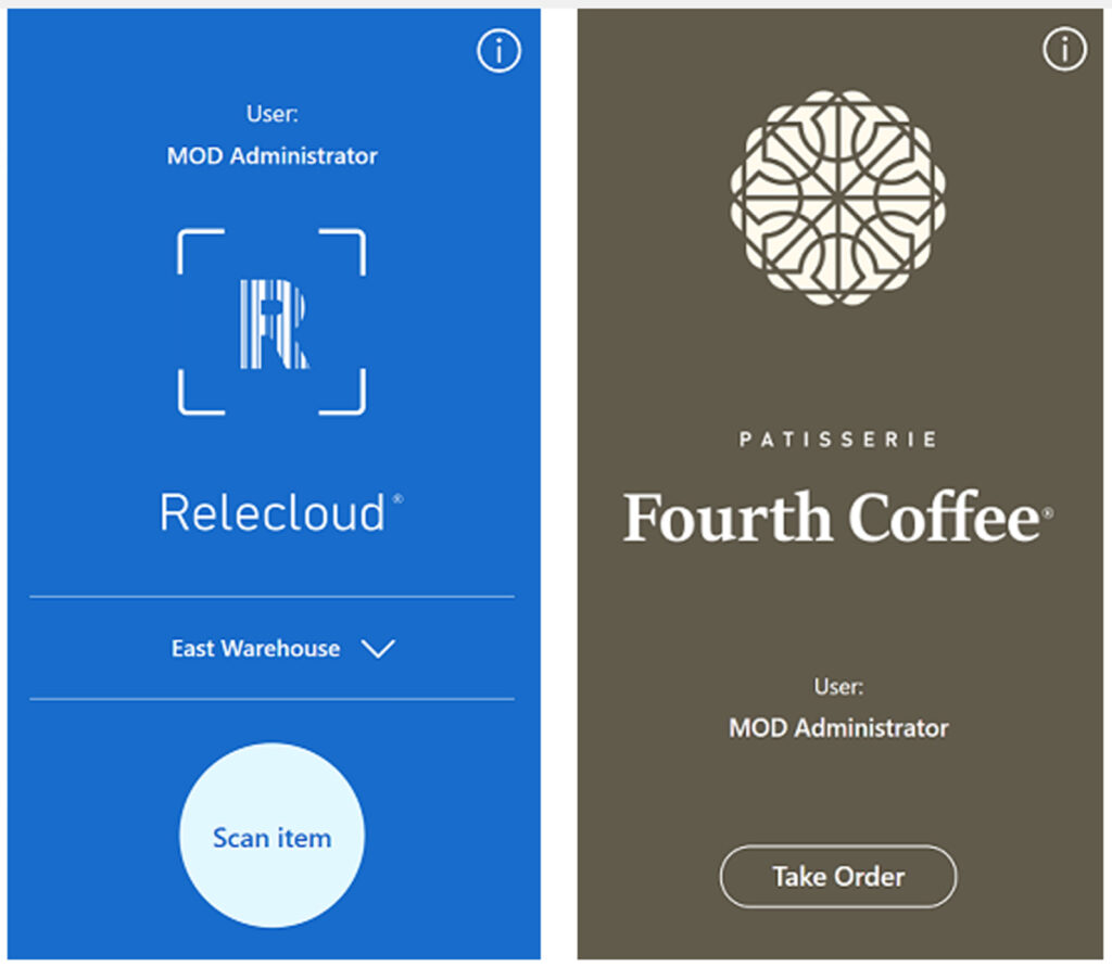 Power Apps lets you build mobile- and web-friendly applications using a visual drag-and-drop interface