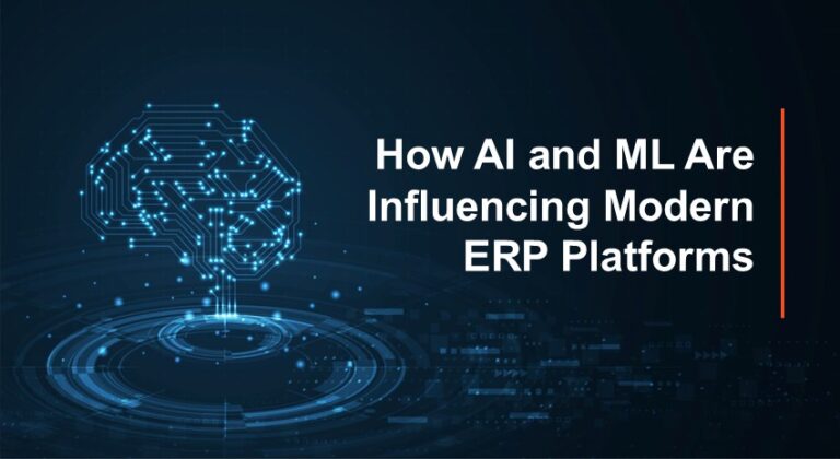AI and ML - how they are influencing modern ERPs
