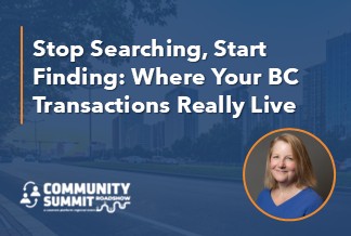 Stop Searching, Start Finding - Where Your BC Transactions Really Live
