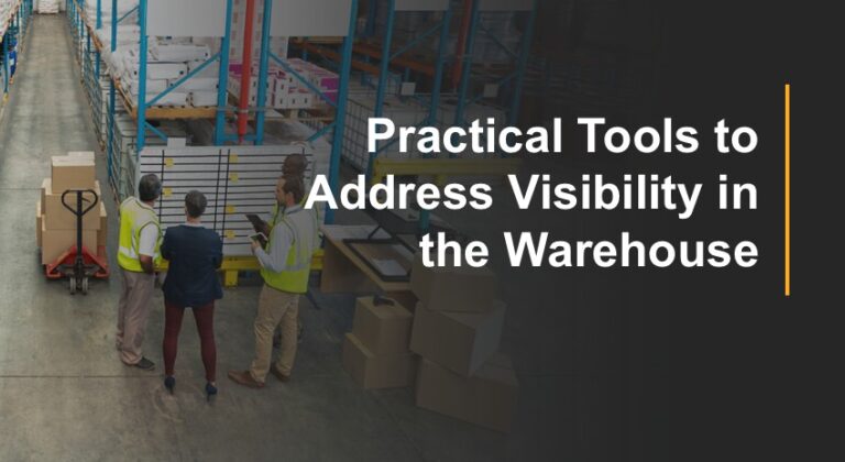 supervisors in a warehouse with text overlay
