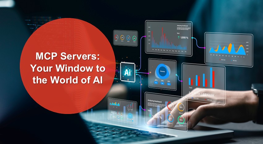 hand on keyboard; abstract of connected data