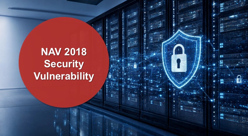 security shield over data center NAV 2018 Security Vulnerability