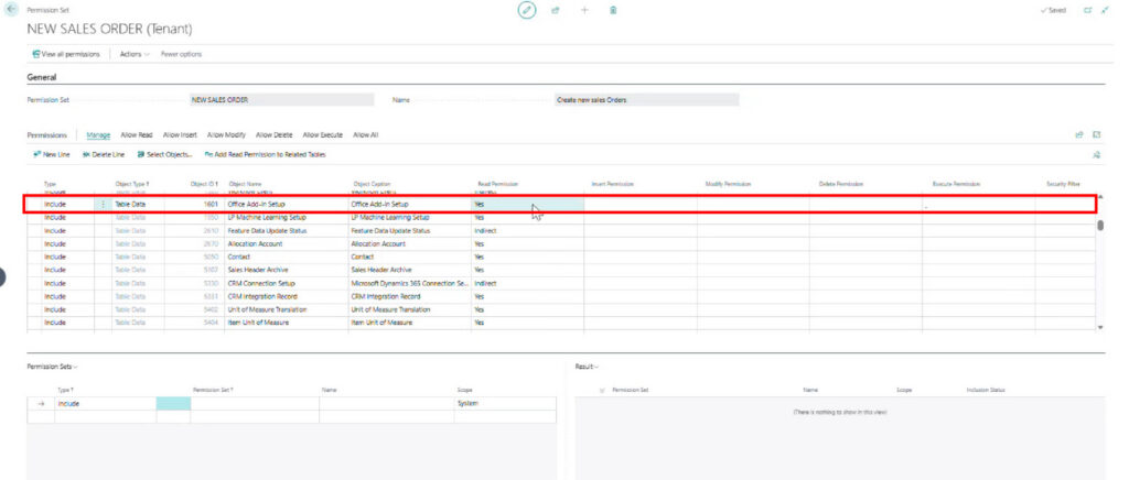 Figure 10 – Review the recorded permissions.
